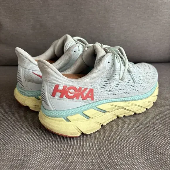 Hoka One One Womens Clifton 7 1110509 MMHC Blue Running Shoes Sneakers US Size 7 - Picture 7 of 16